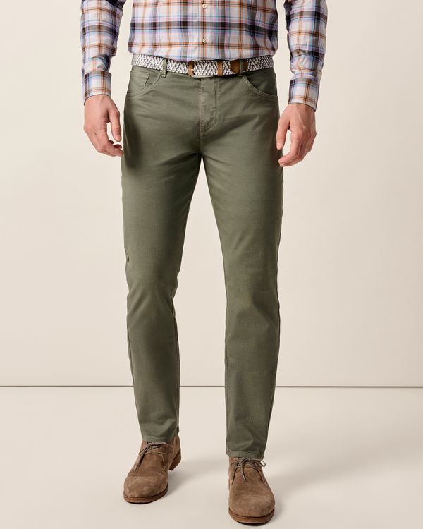 Johnnie-O Five Pocket Pant Agave Green