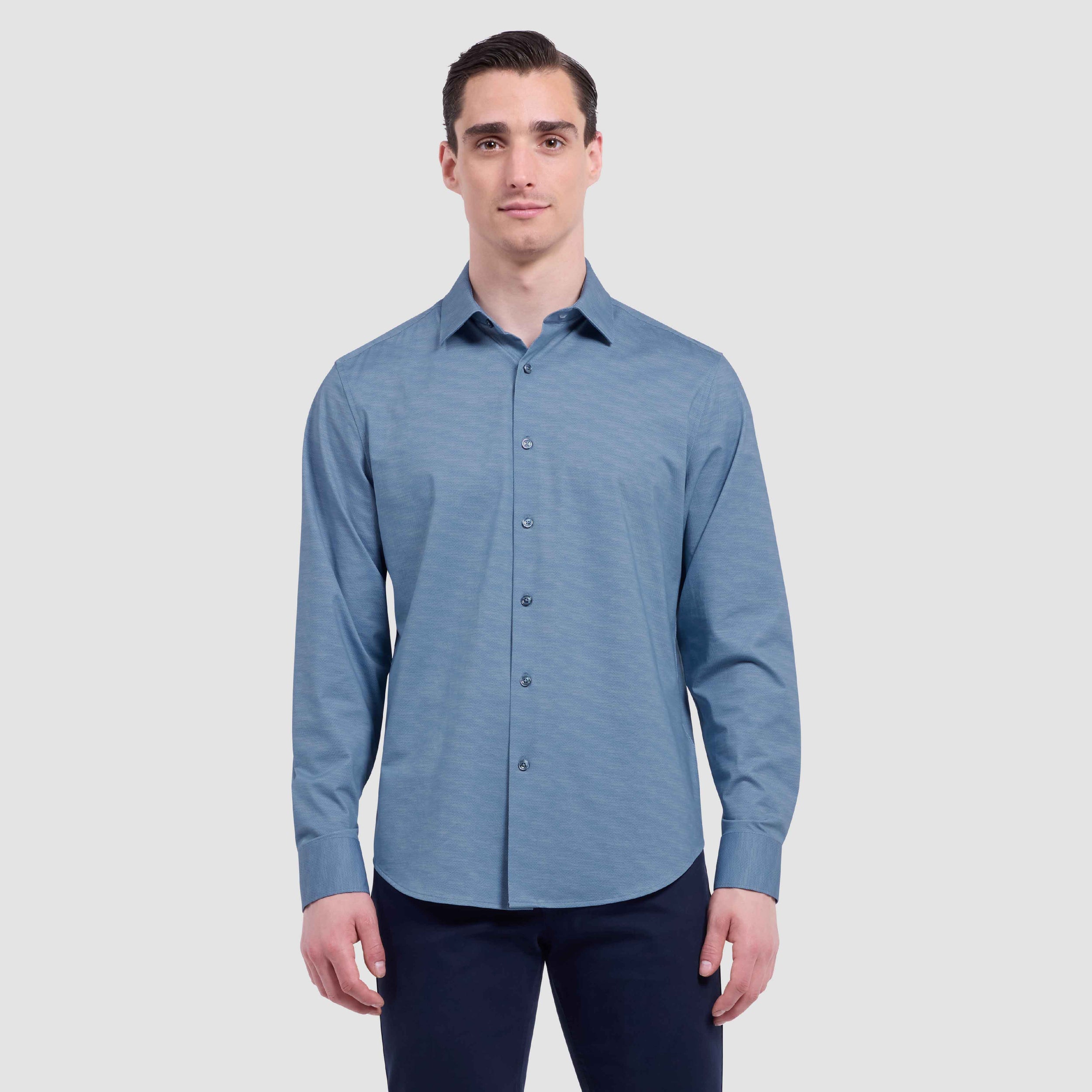 James Herringbone OoohCotton® Shirt