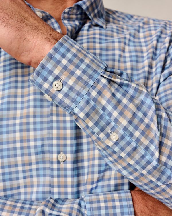 Johnnie-O Performance Button Down Shirt- Olie