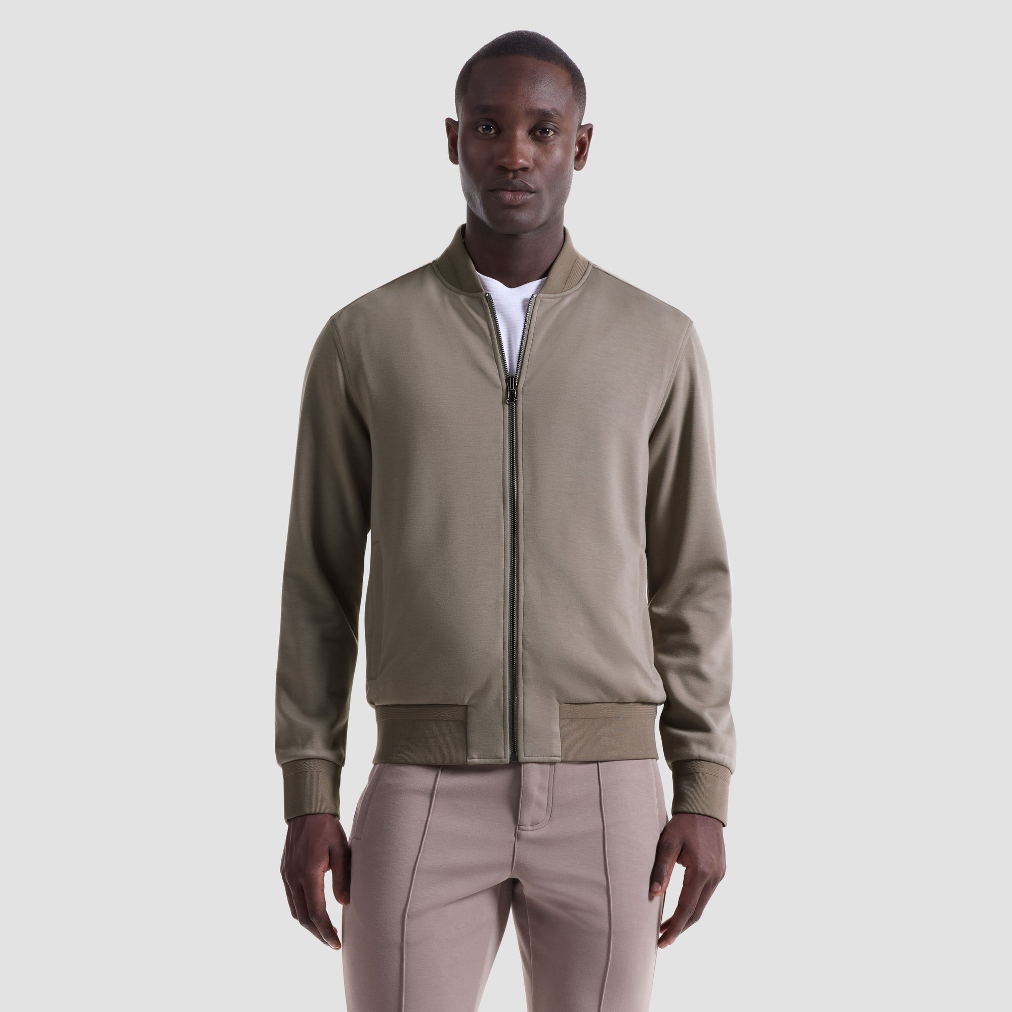 Bugatchi Soft Touch™ Reversible Baseball Jacket